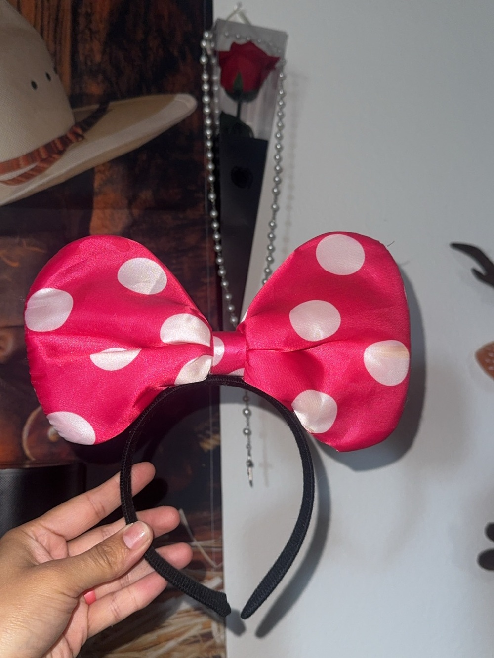 Minnie Mouse light up ears for Disneyland or parks